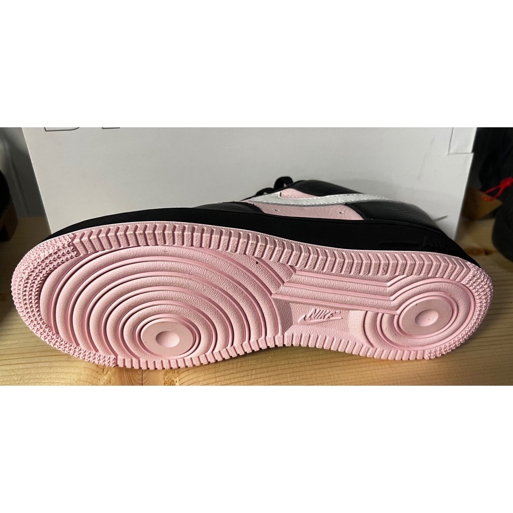 Nike Air Force 1 Low By You Black Pink White Womens 7 DV3907-900 Custom NEW - Picture 2 of 10
